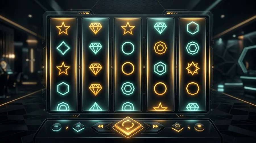 Video slots and colourful reels in a modern crypto casino